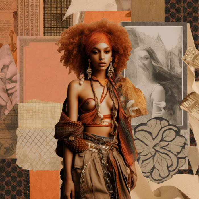 aijessy_fashion_moodboard_for_bohemian_fashion_line_in_the_styl_Fashion design for ai
