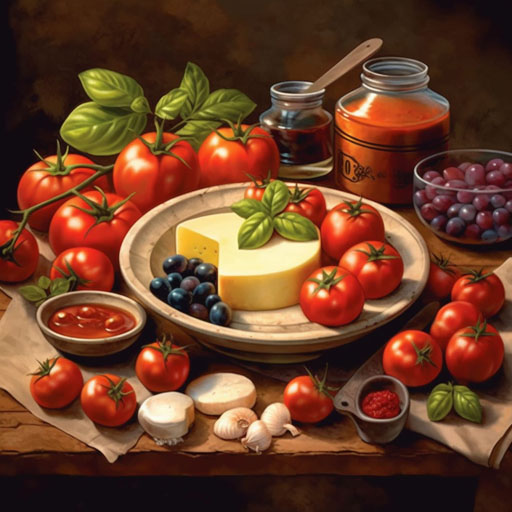 Italian classics, Hand-painted style