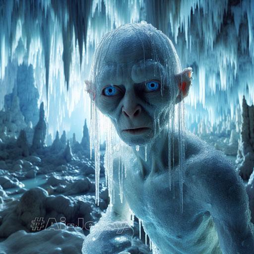 Gollum with Glacial Appearance