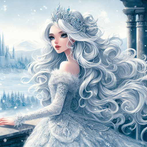 Princess with Glacial Appearance