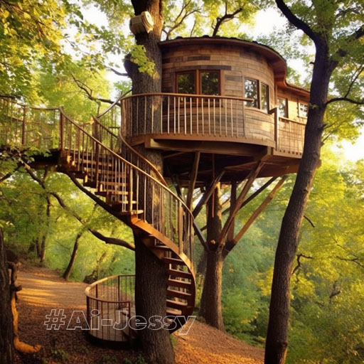 Peaceful Tree House Tranquil Tree House